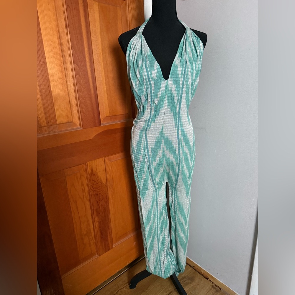 Handwoven Jumpsuit Beach Coverup